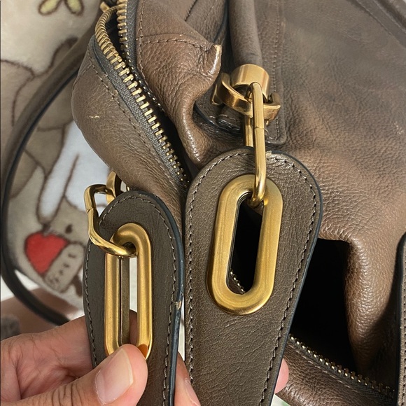 Chloe Brown Leather Shoulder Bag - Picture 16 of 17